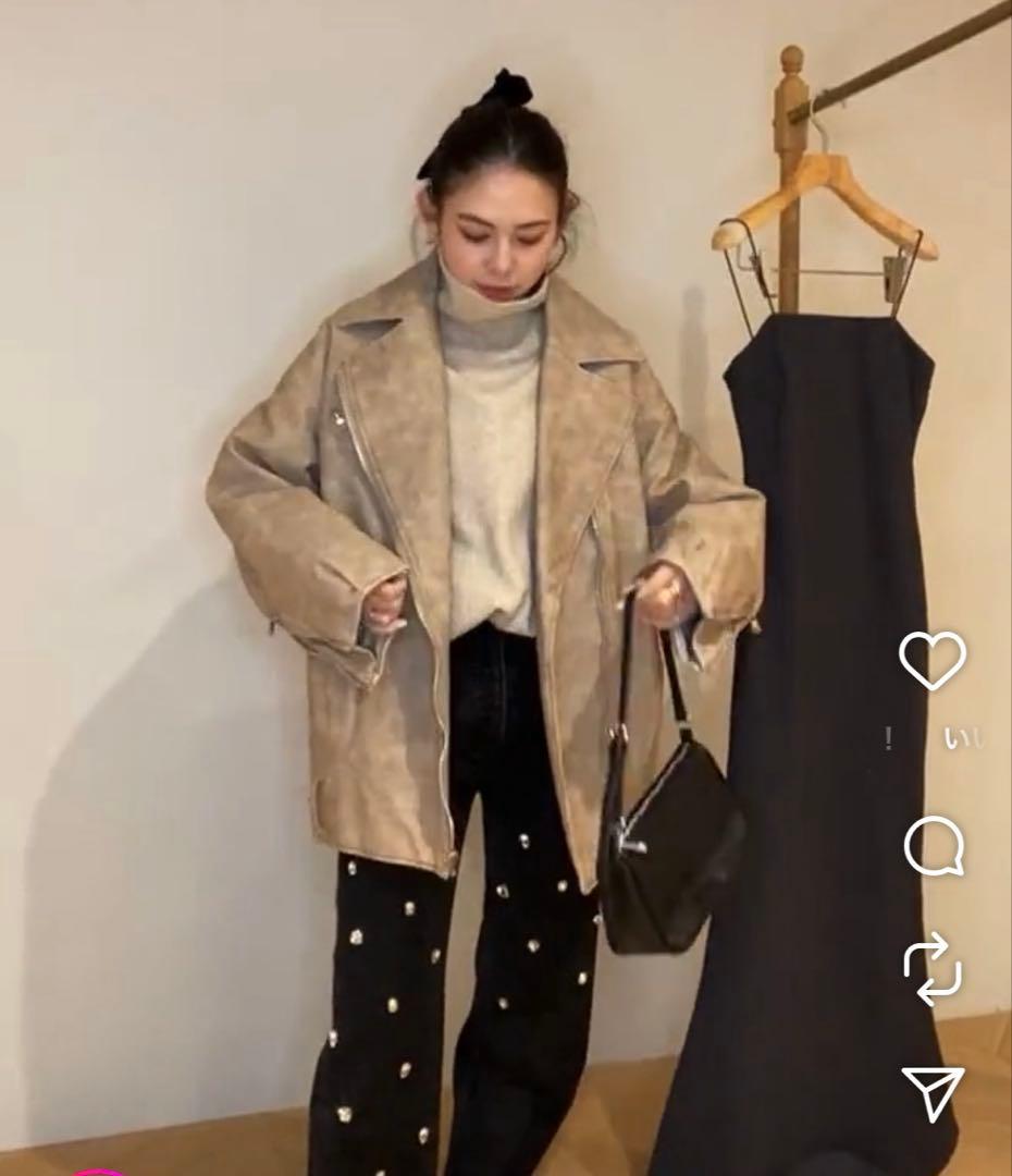 SEAROOMLYNNVintage ECOレザーBIGライダース