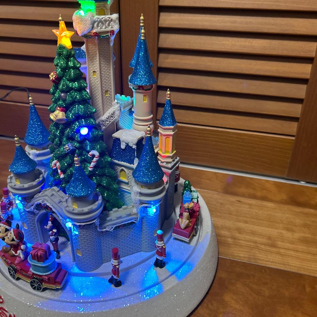 Disney クリスマスツリー お城の装飾品　イルミネーション