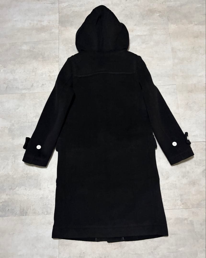 【未使用品サイズ1 】HYKE 白トグル ウール ダッフルコート