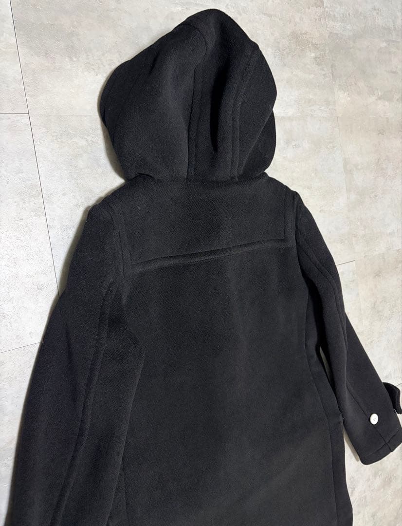 【未使用品サイズ1 】HYKE 白トグル ウール ダッフルコート