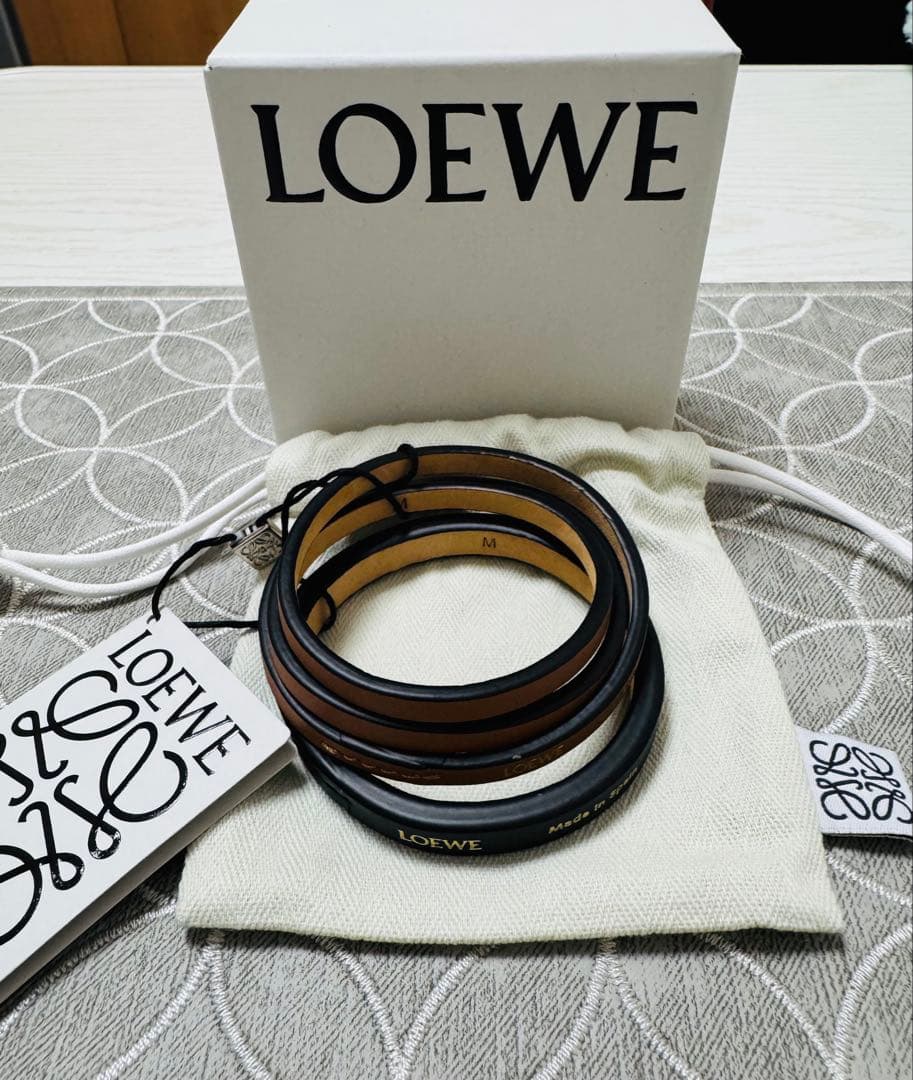 値下げ不可　LOEWE ロエベ　ダブルバングルセット　ブレスレット　ユニセックス