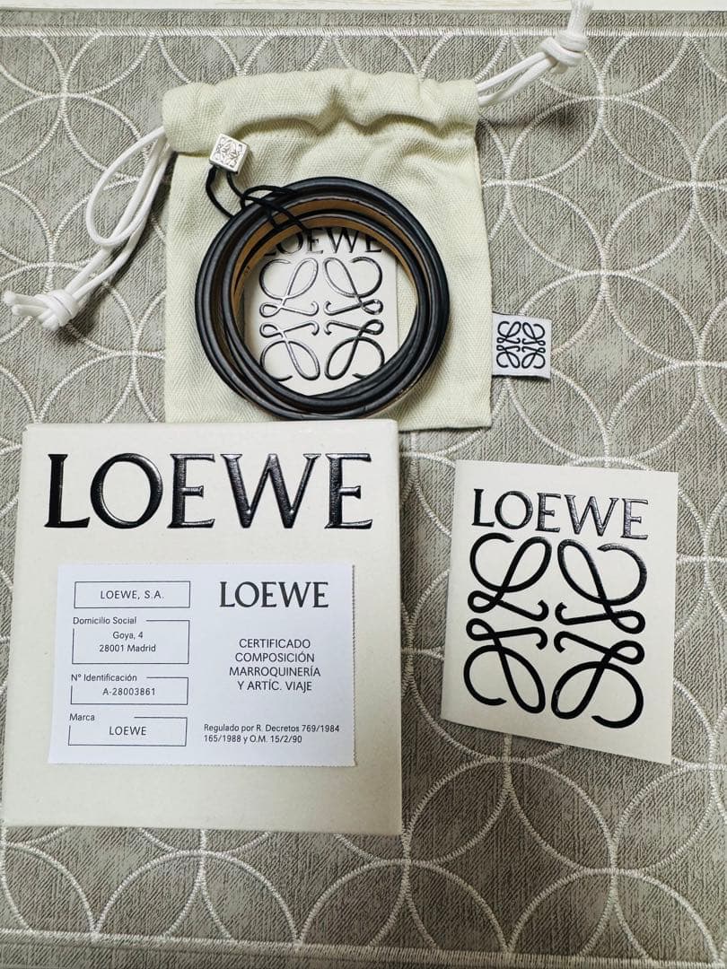 値下げ不可　LOEWE ロエベ　ダブルバングルセット　ブレスレット　ユニセックス