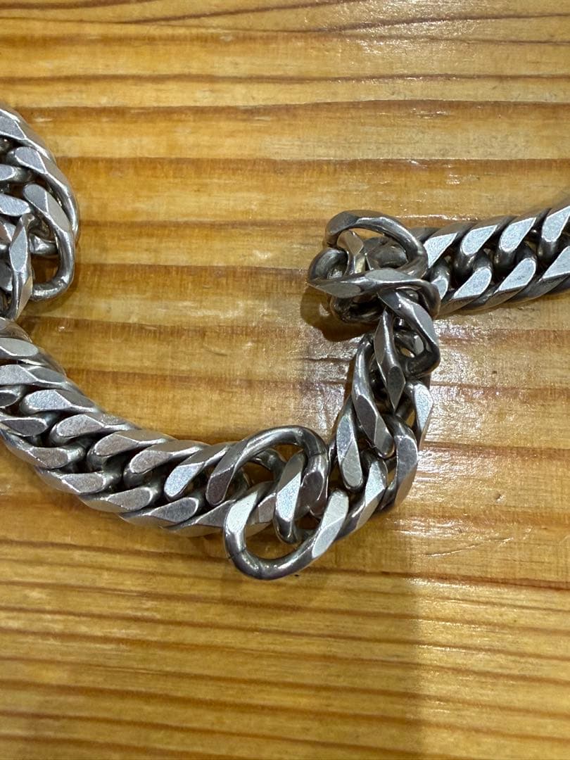 シルバー925 6面Ｗ喜平ネックレス 60cm 100g