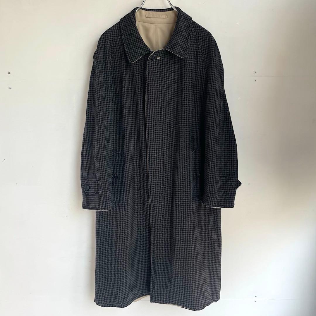 80s Burberry リバーシブルコート ヴィンテージ バーバリー 古着