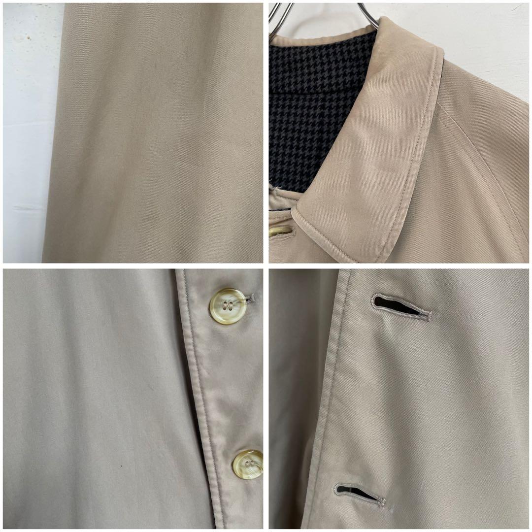 80s Burberry リバーシブルコート ヴィンテージ バーバリー 古着