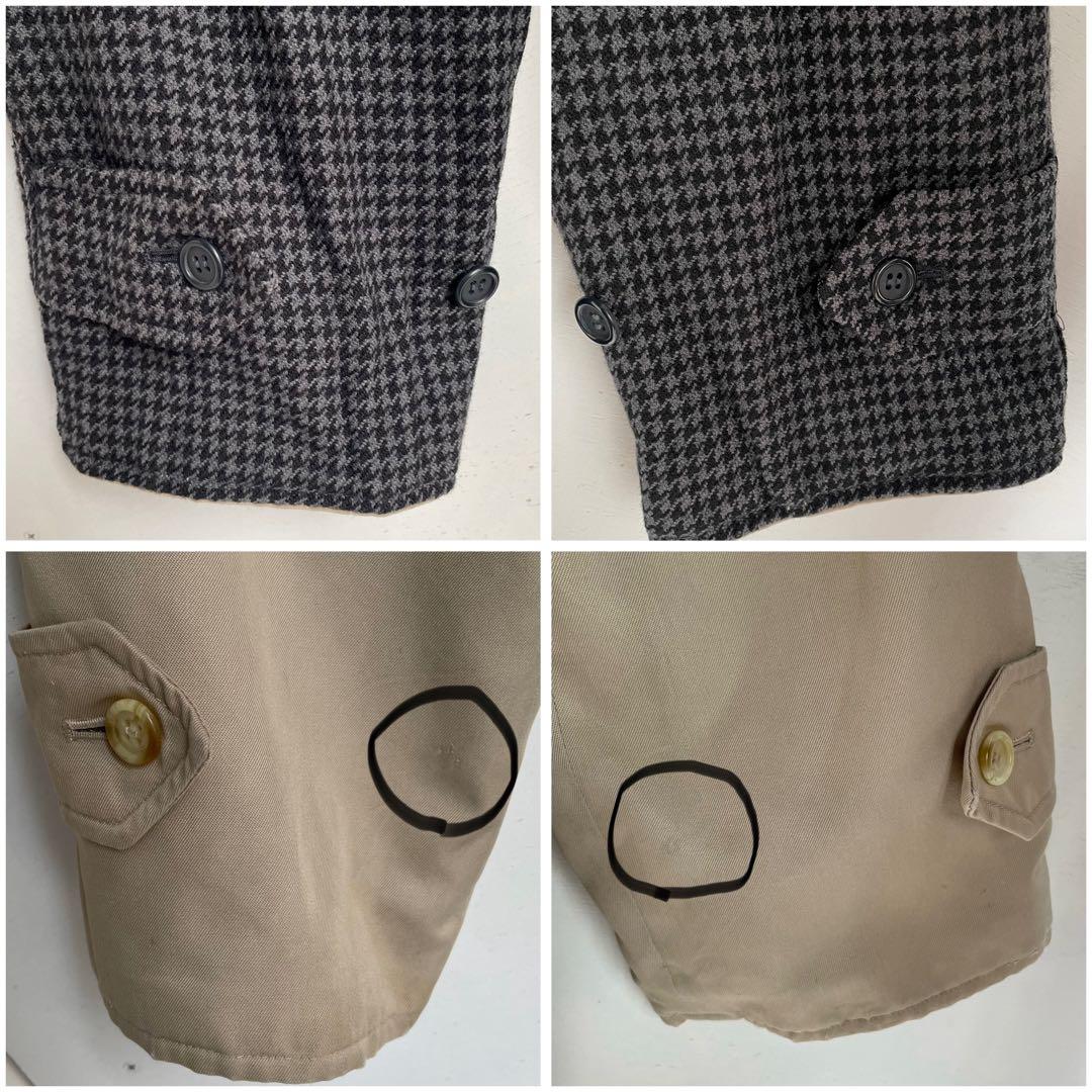 80s Burberry リバーシブルコート ヴィンテージ バーバリー 古着