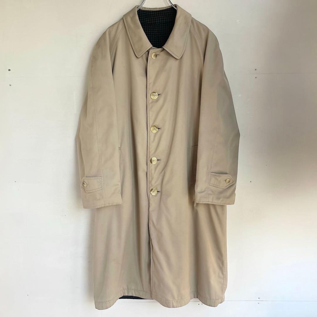 80s Burberry リバーシブルコート ヴィンテージ バーバリー 古着