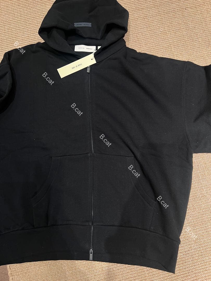 FEAR OF GOD ESSENTIALSジップアップ パーカーL