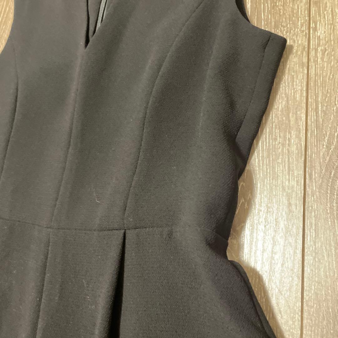 ESTNATION ブラック ノースリーブ オールインワン美品