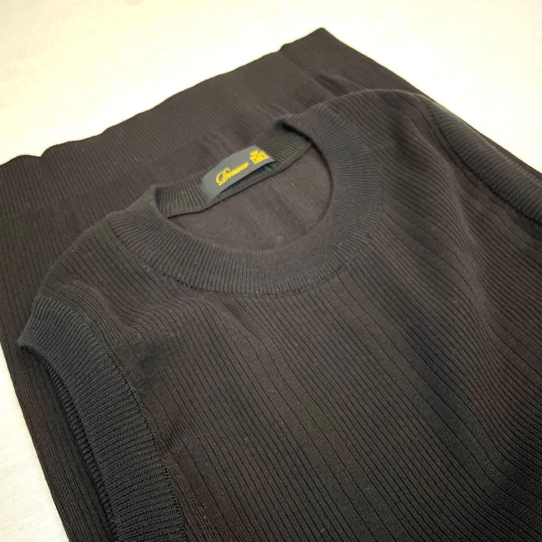 Drawerドゥロワー コットンハリヌキ　ノースリーブカットソー