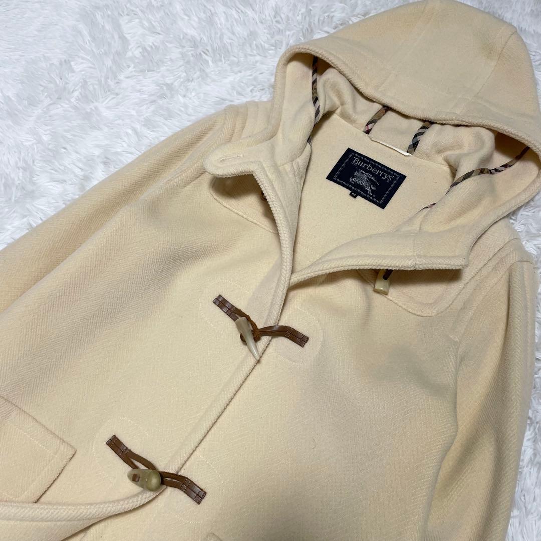 BURBERRY ダッフルコート ヘリンボーン ウール ムーアブルック 水牛