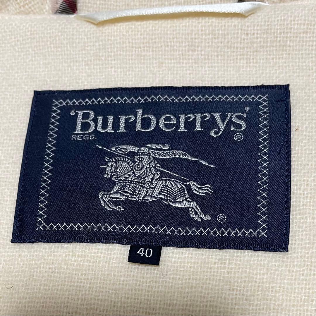 BURBERRY ダッフルコート ヘリンボーン ウール ムーアブルック 水牛