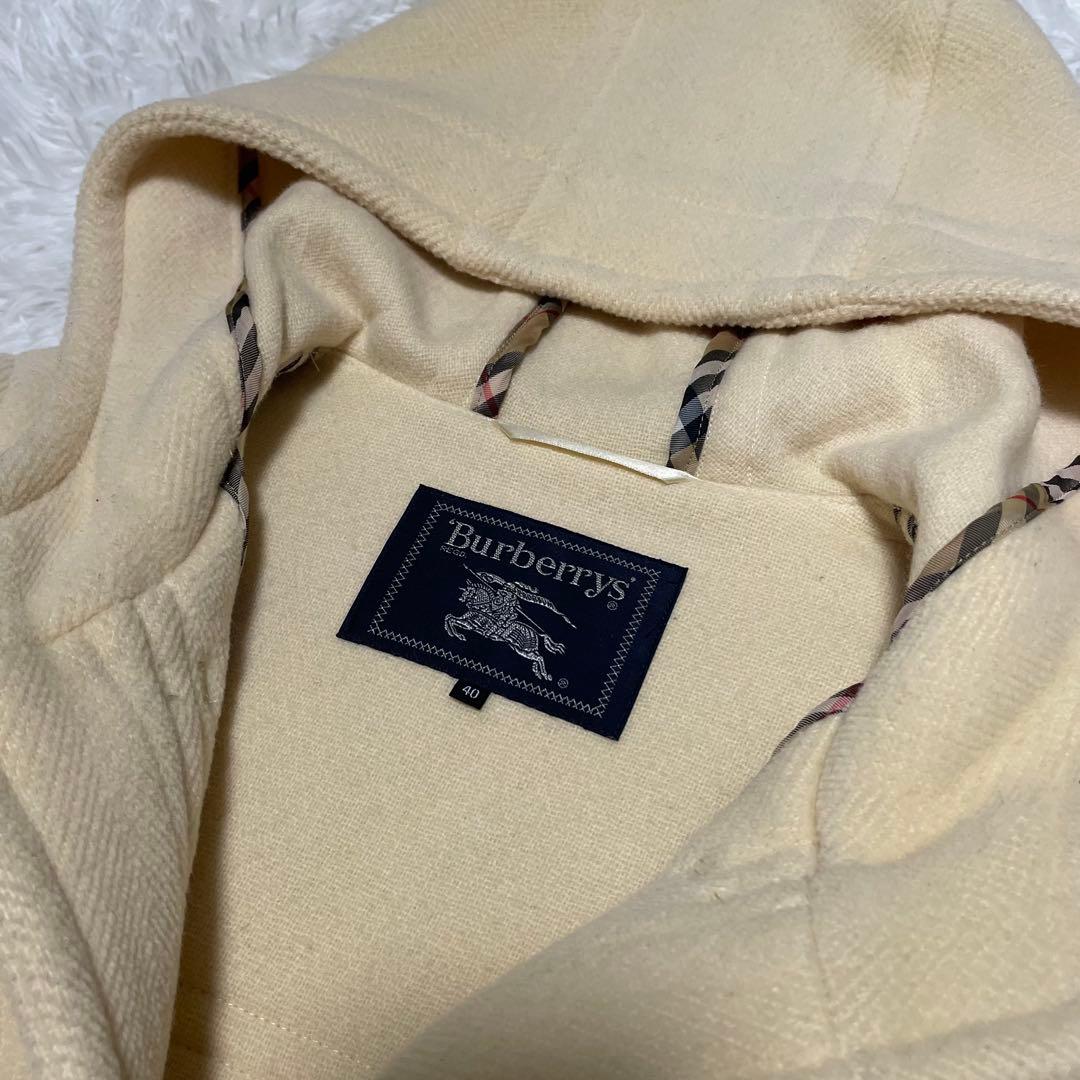 BURBERRY ダッフルコート ヘリンボーン ウール ムーアブルック 水牛