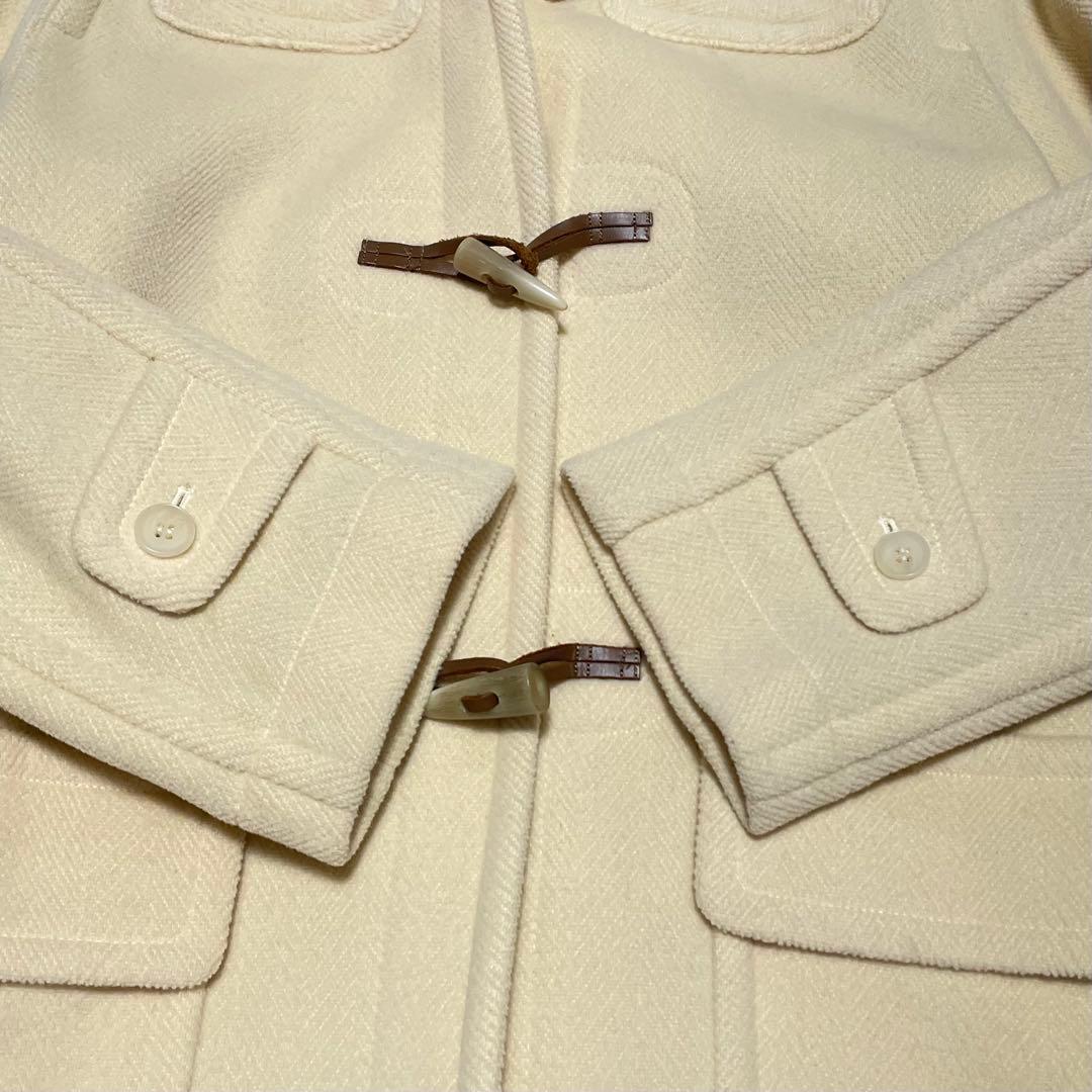 BURBERRY ダッフルコート ヘリンボーン ウール ムーアブルック 水牛
