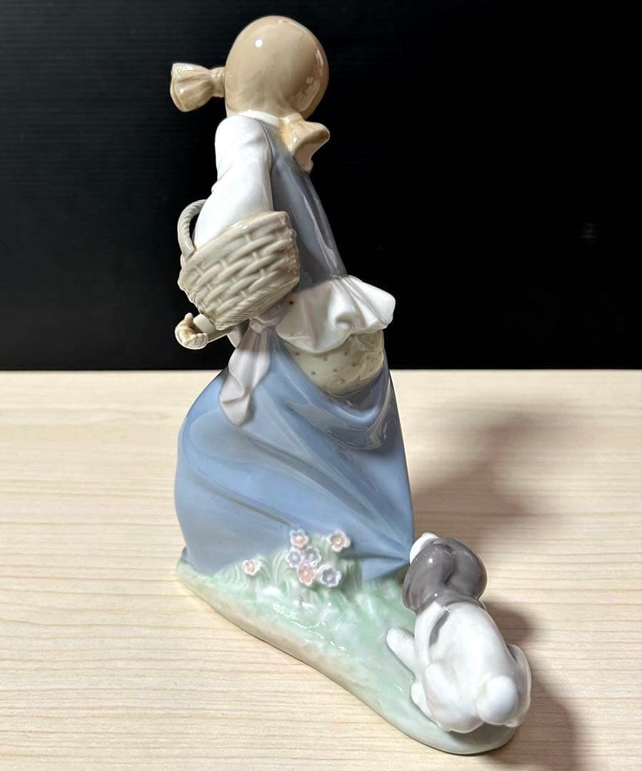 LLADRO リヤドロ　4982 『ポチのいたずら』 フィギュリン 置物