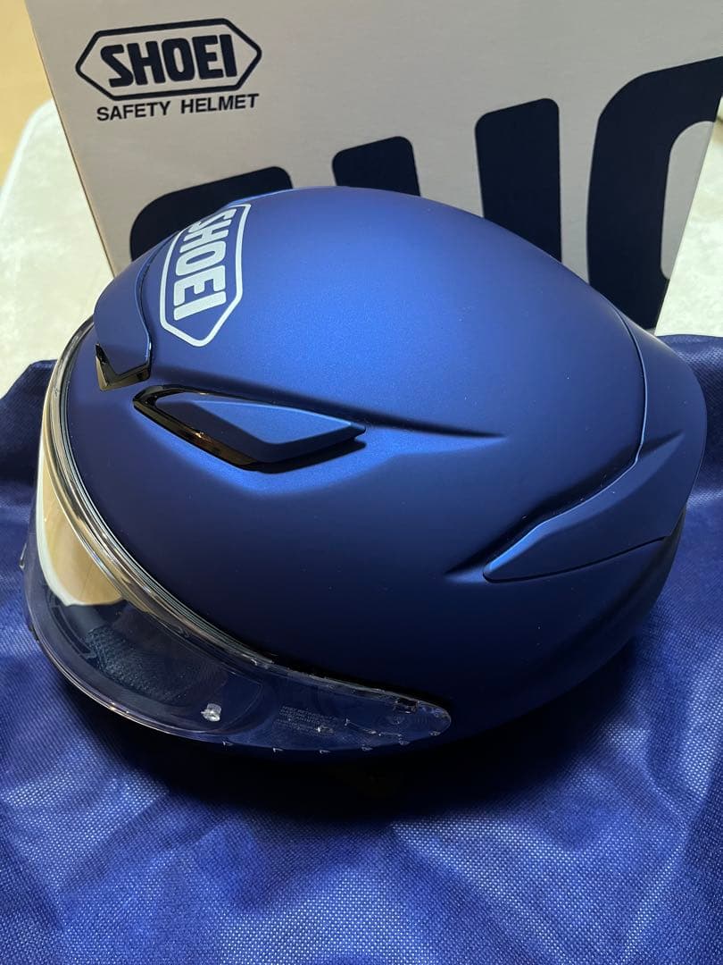 【モモ】SHOEI フルフェイスヘルメット マットブルー