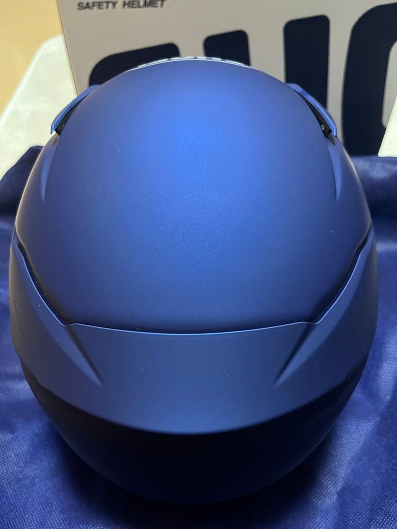 【モモ】SHOEI フルフェイスヘルメット マットブルー