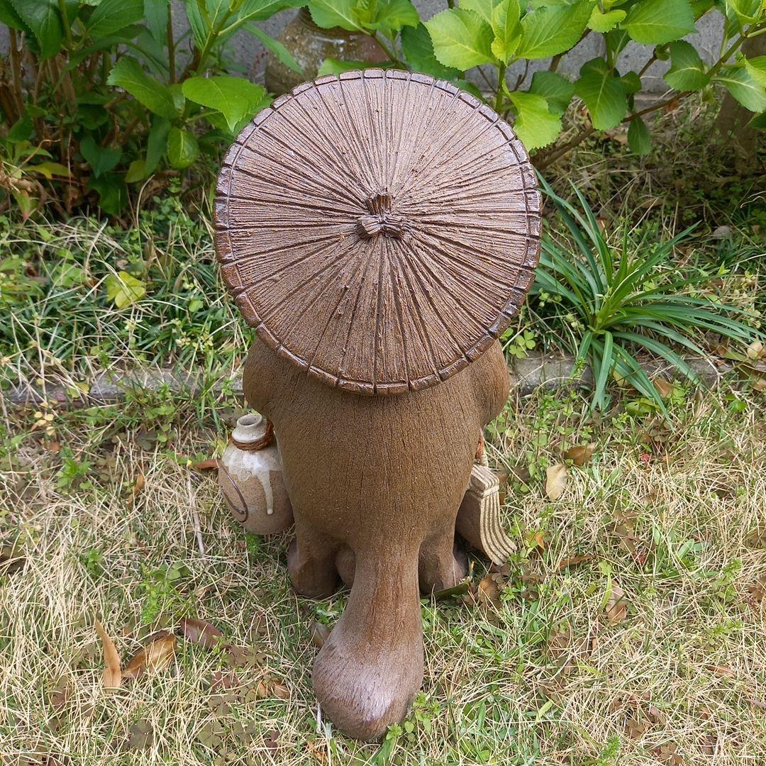 常滑焼　手作りたぬき