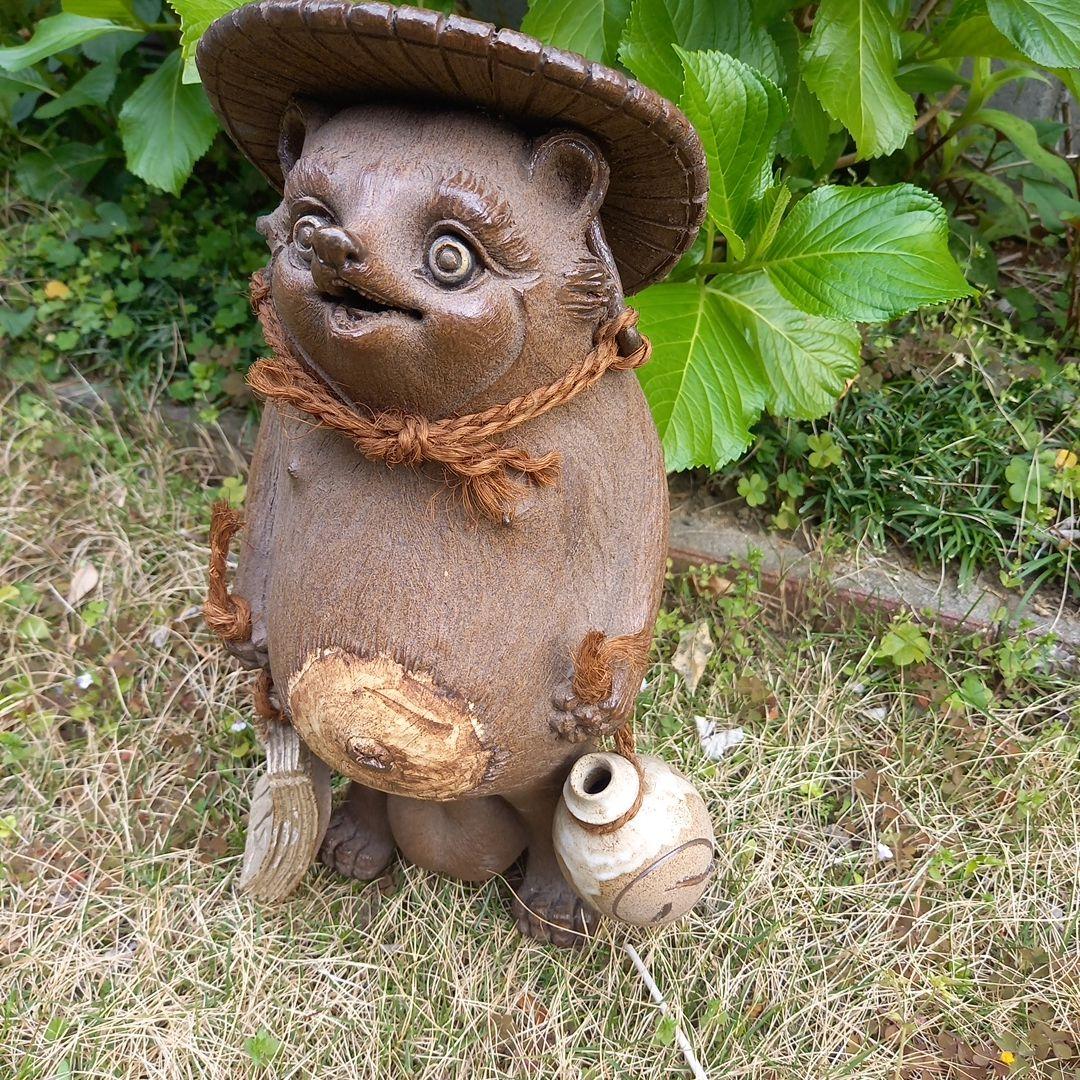 常滑焼　手作りたぬき