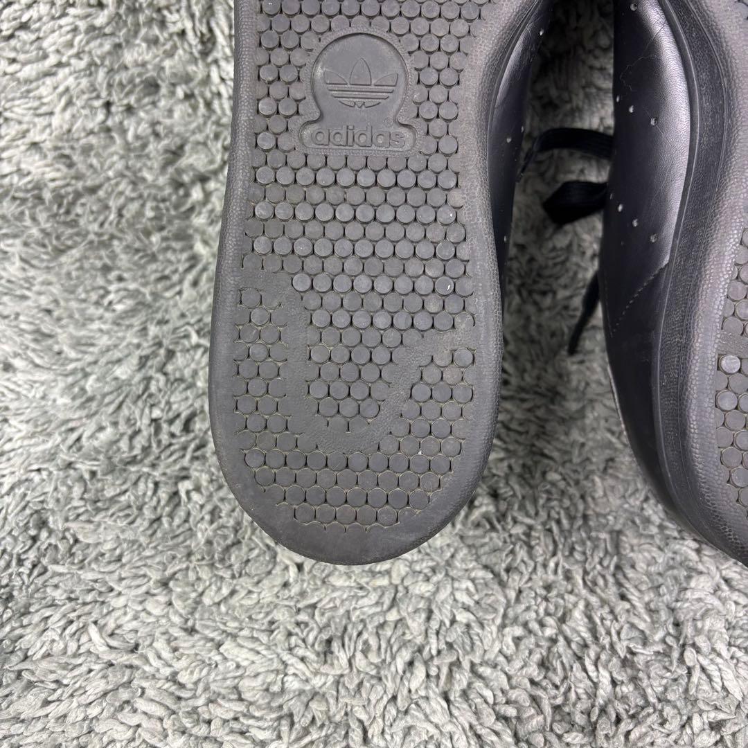 ☆美品☆【アディダス】スタンスミス (27.5) オールブラック　レザー
