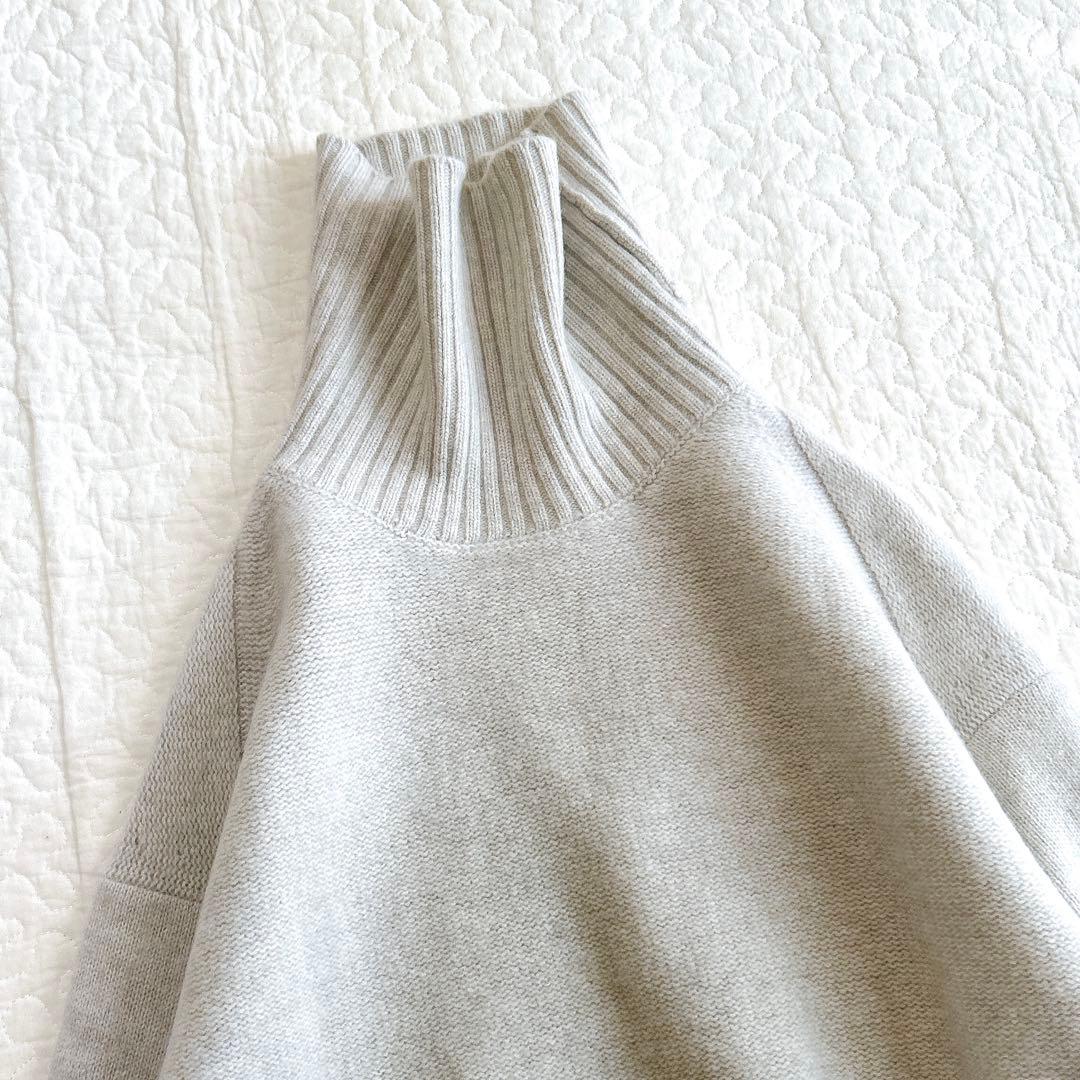 美品✨ フレームワーク タートル ニット カシミヤ混 ウール オーバーサイズ