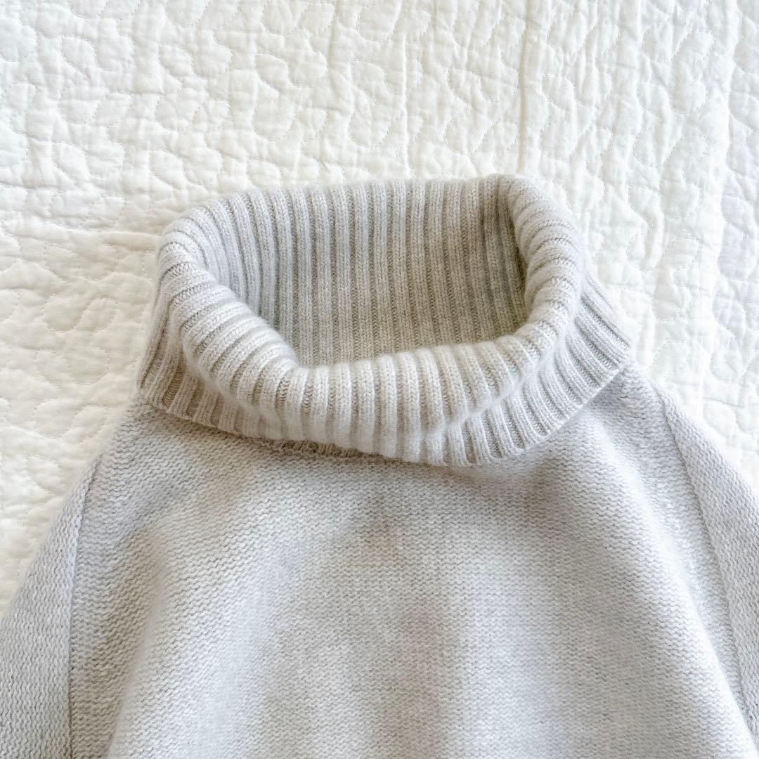 美品✨ フレームワーク タートル ニット カシミヤ混 ウール オーバーサイズ