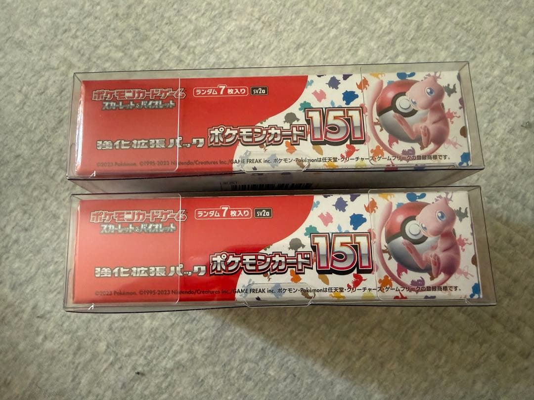 ポケモンカード151 ボックス　シュリンク付き