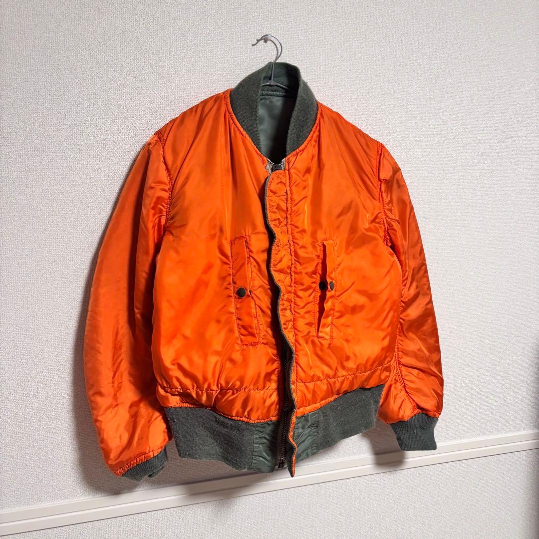 【極美品Sサイズ】USAF ALPHA INDUSTRIES MA-1 70S