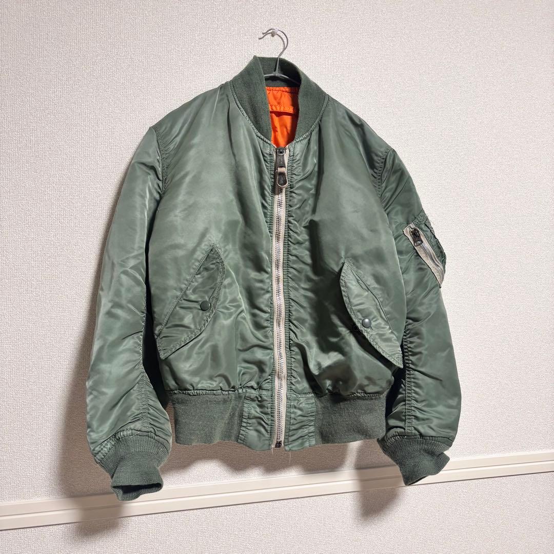 【極美品Sサイズ】USAF ALPHA INDUSTRIES MA-1 70S