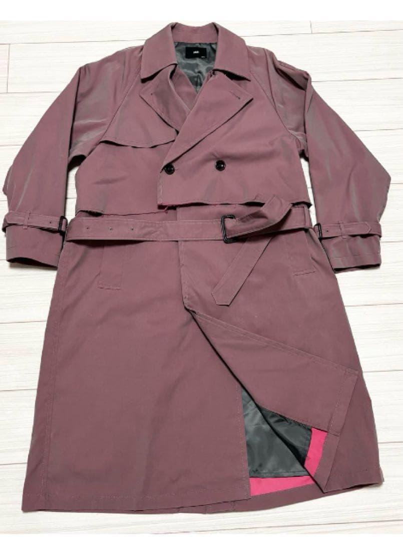 新品未■HAREハレ■フラシデザイン オーバーシルエット ダブル トレンチコート