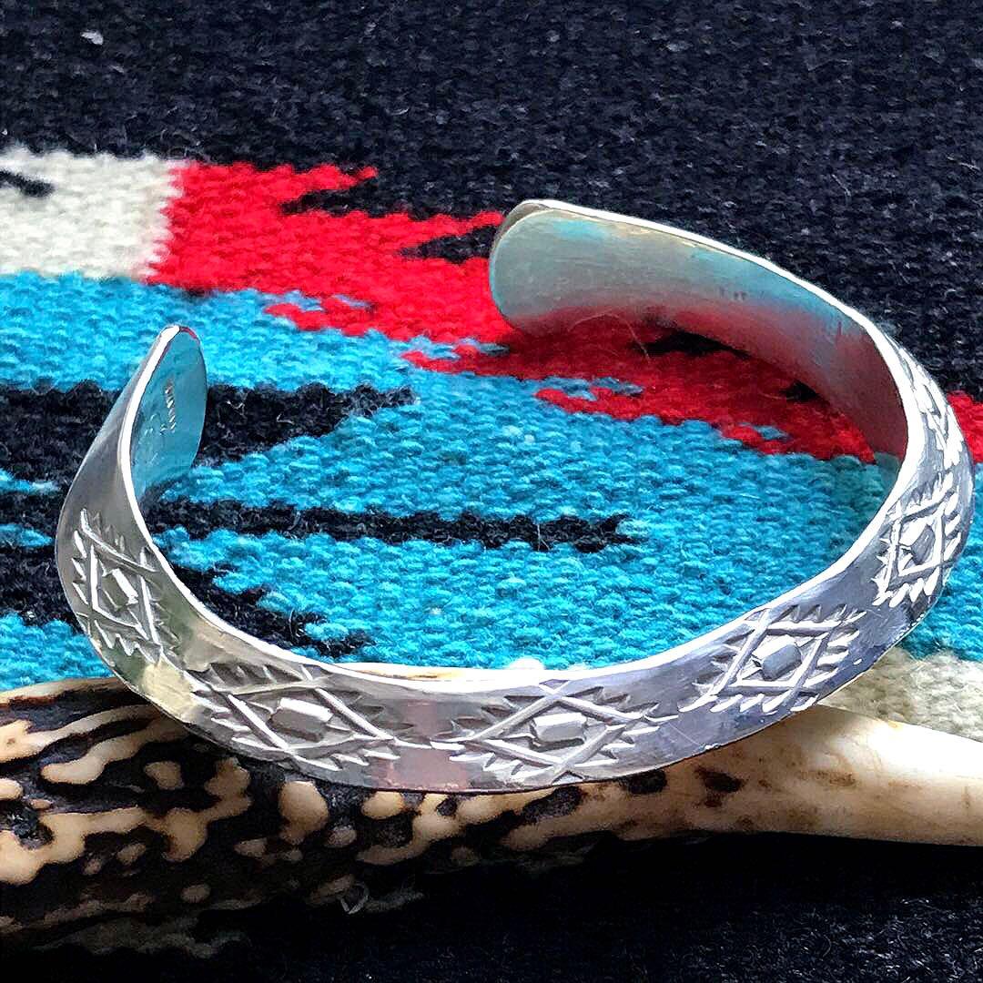 Indian Jewelry アーノルドグッドラック　シルバー　バングル②