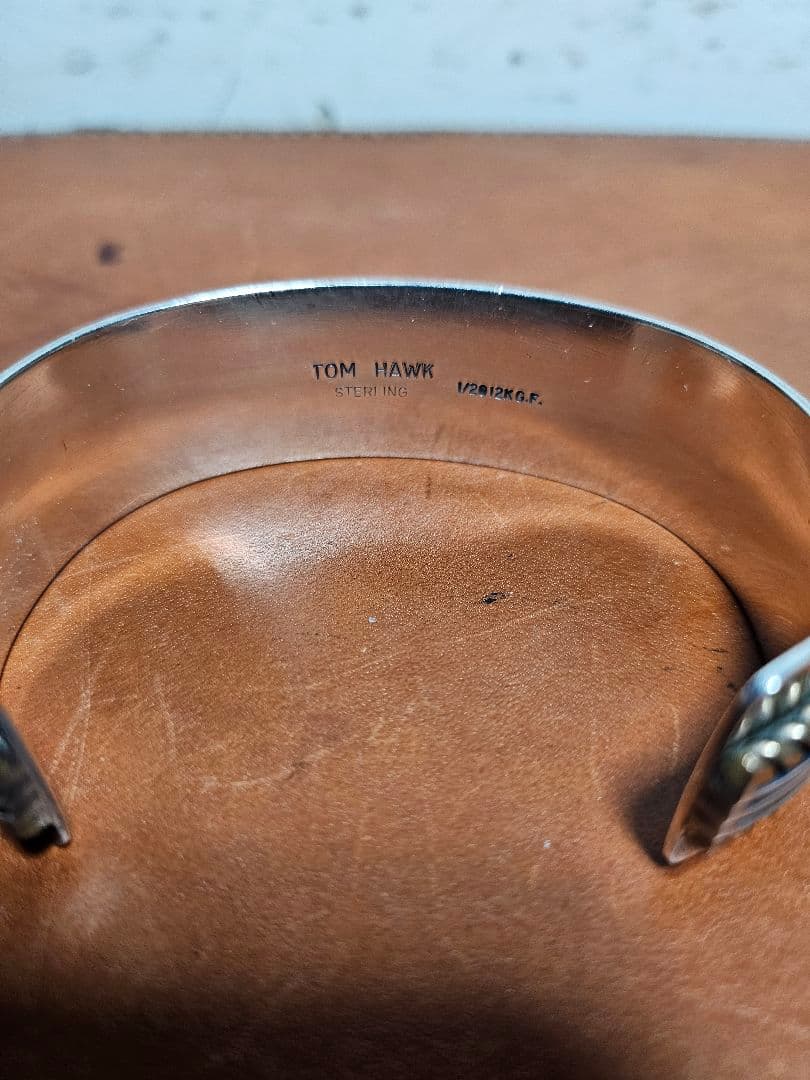 ゆ*う様 レア　TOM HAWK 2ライン12KGFツイストロープバングル　ナバ