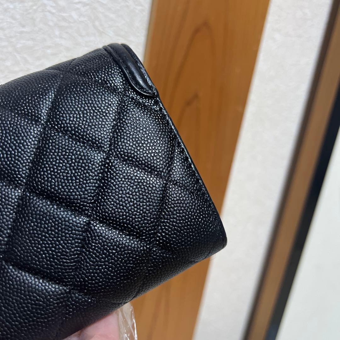 CHANEL フィリグリー　長財布　キャビアスキン