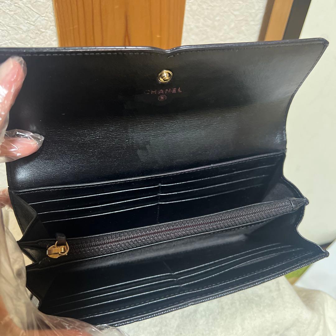 CHANEL フィリグリー　長財布　キャビアスキン