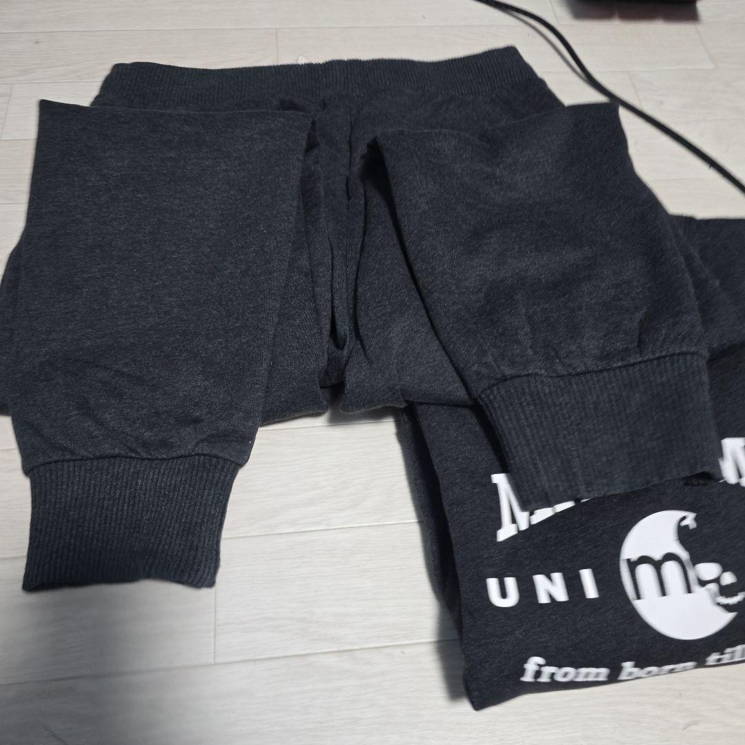 マズメウィンドカット防寒スウェットセットアップ　チャコール