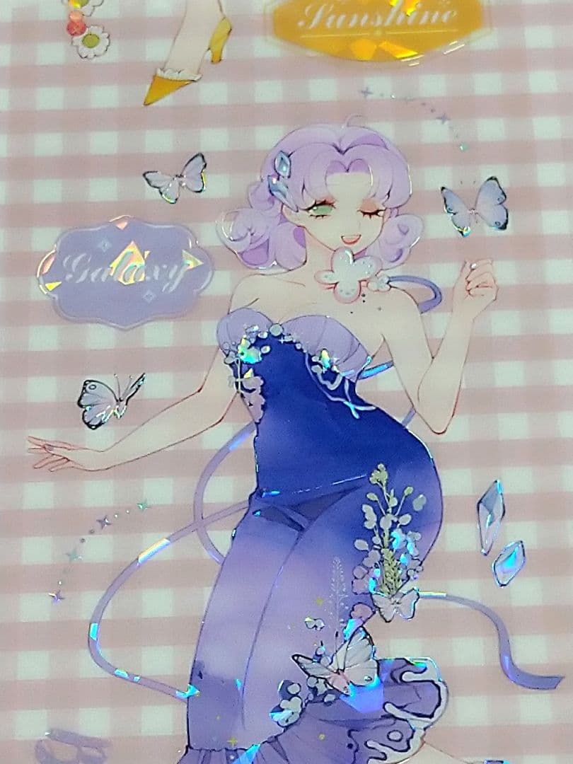 J1100＃辛妮庄园(贝壳光)柠檬树切り売り海外人物マステ女の子