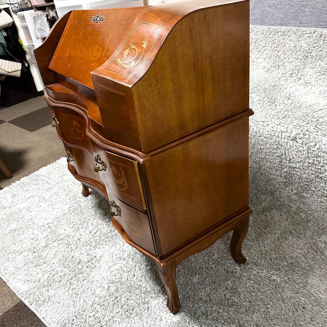 Tarocco ライティングビューロー　キャビネット　イタリア製　象嵌 猫脚