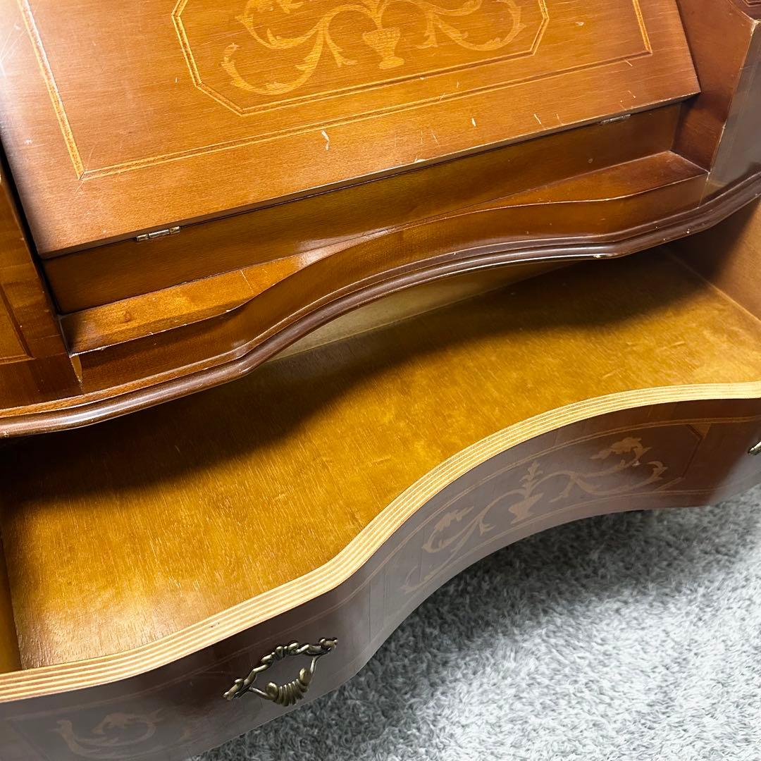 Tarocco ライティングビューロー　キャビネット　イタリア製　象嵌 猫脚