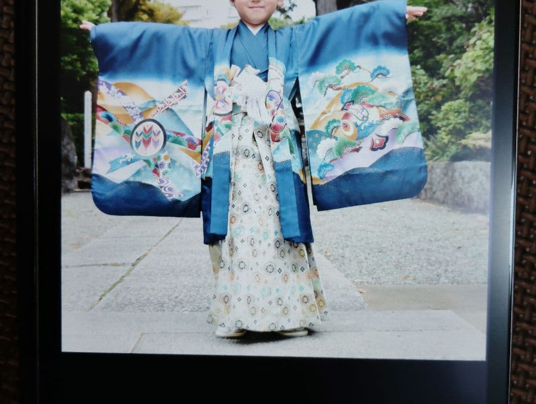 七五三　5歳　五歳　男の子　着物　袴　羽織り