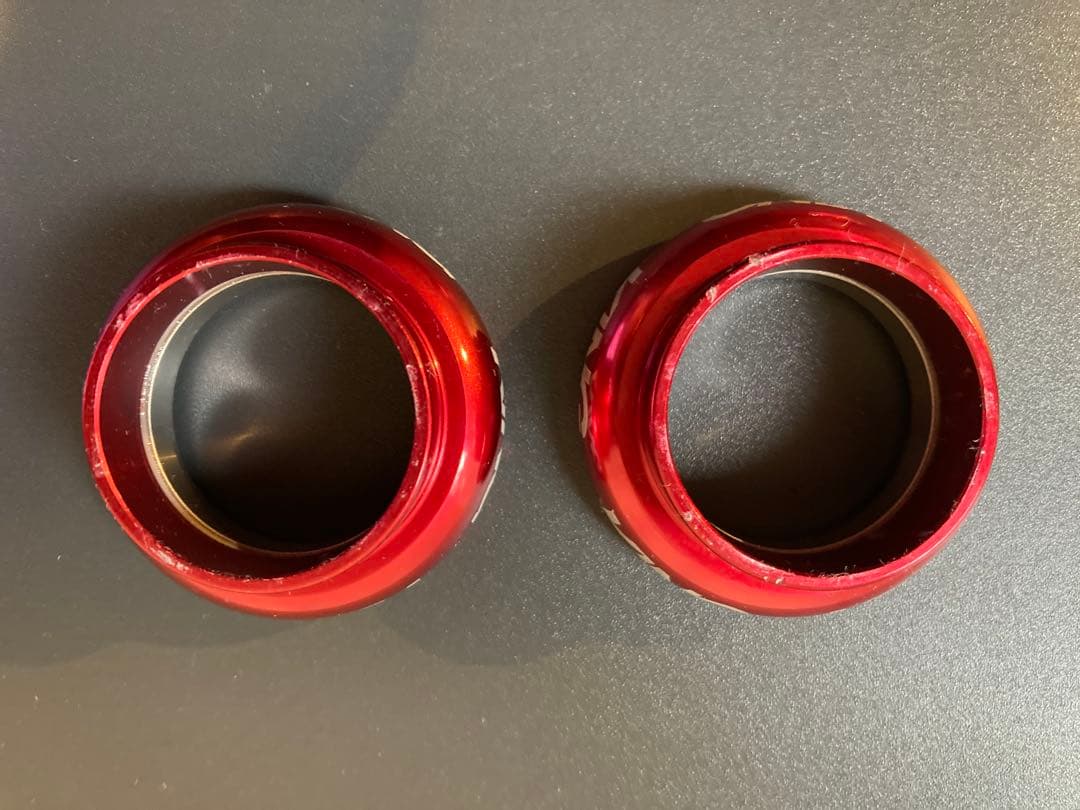 KING NoThreadSet 1-1/8OSヘッドセット レッド