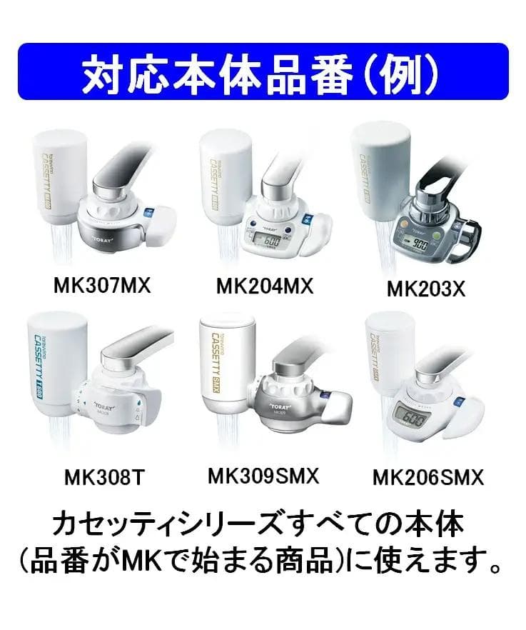 トレビーノ 交換用カートリッジ 高除去 2個セット×3 +1個おまけ