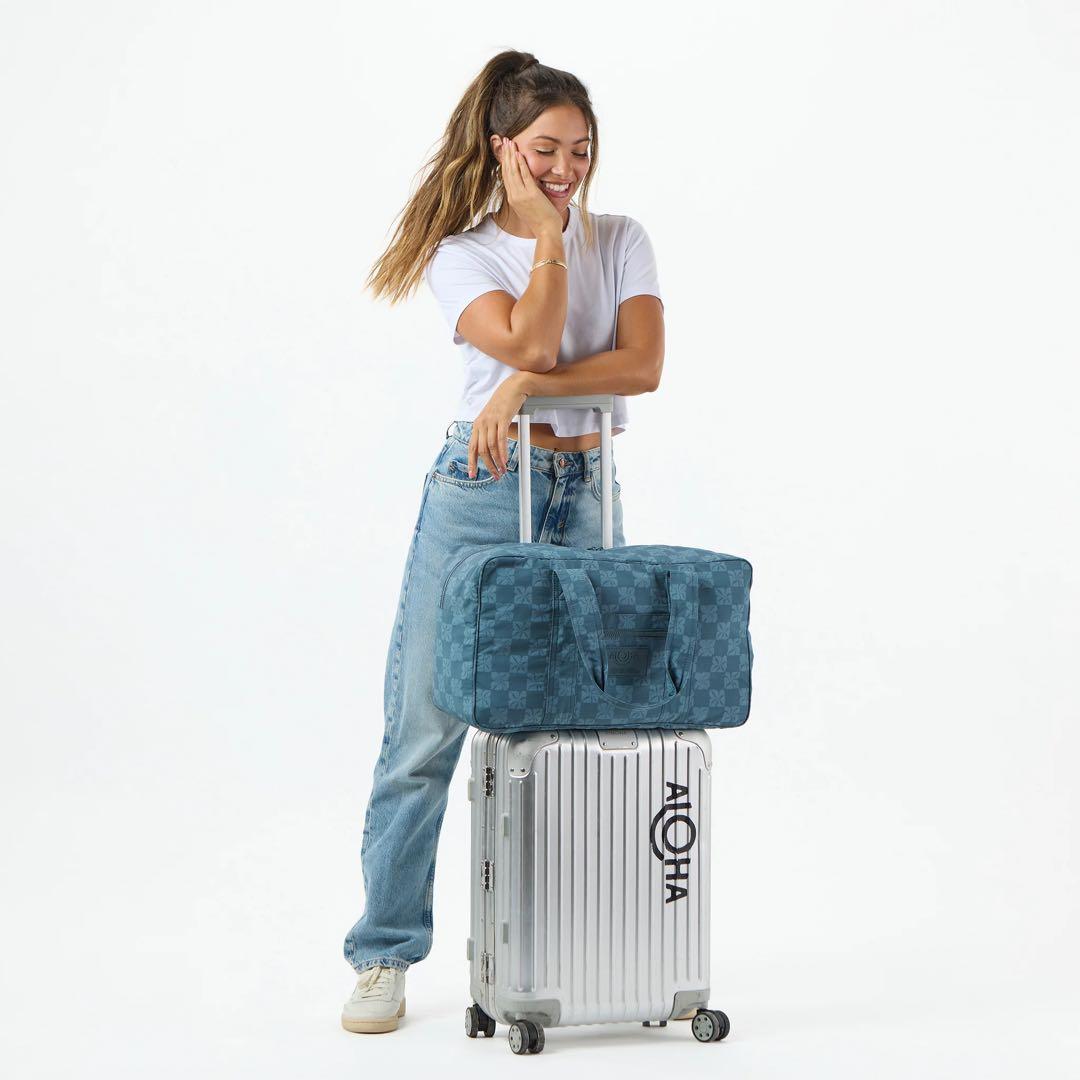 即日発送可ALOHA COLLECTION Pua Checkボストンバッグ