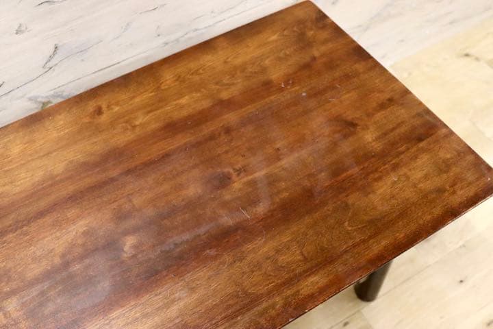 GMFH261○松本民芸家具 柳型 リビングテーブル センターテーブル アンティ