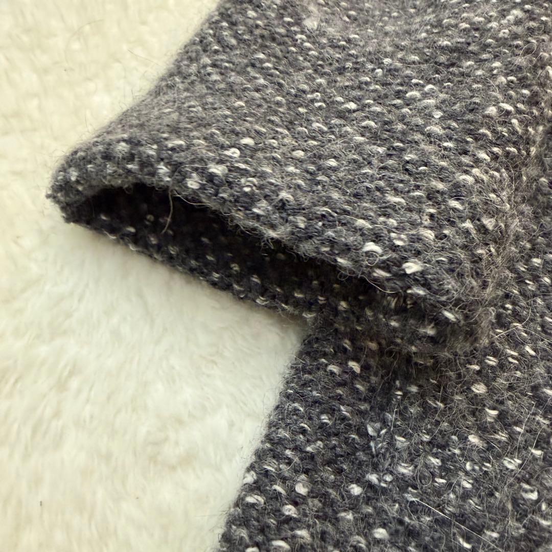 LARDINI ショールカラー アルパカブランド　ニットコート 44