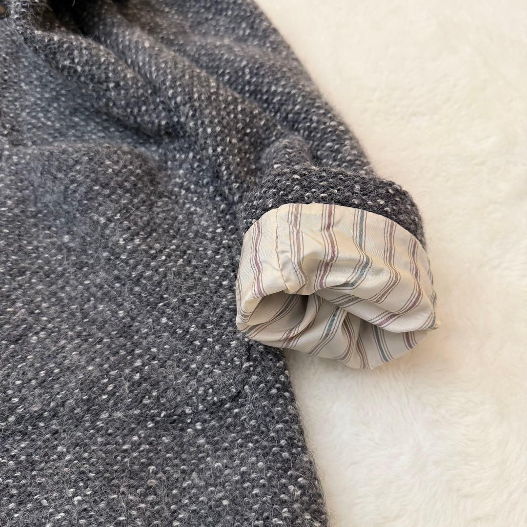 LARDINI ショールカラー アルパカブランド　ニットコート 44