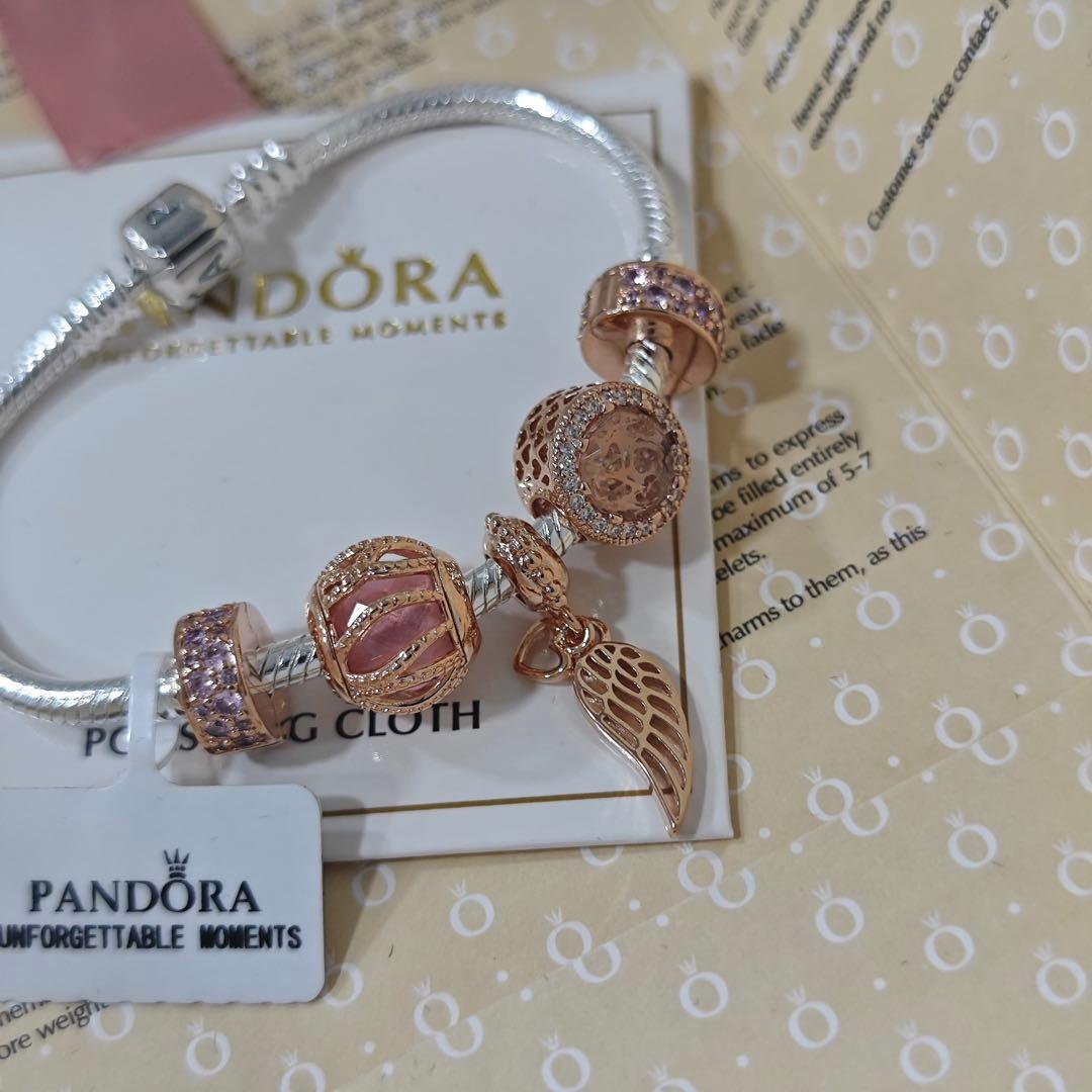 PANDORA シルバー925 チャームブレスレット 17cm
