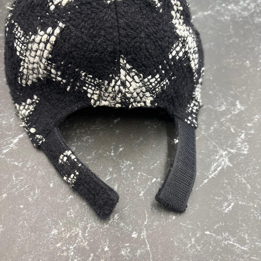 CHANEL ツィードキャプ帽