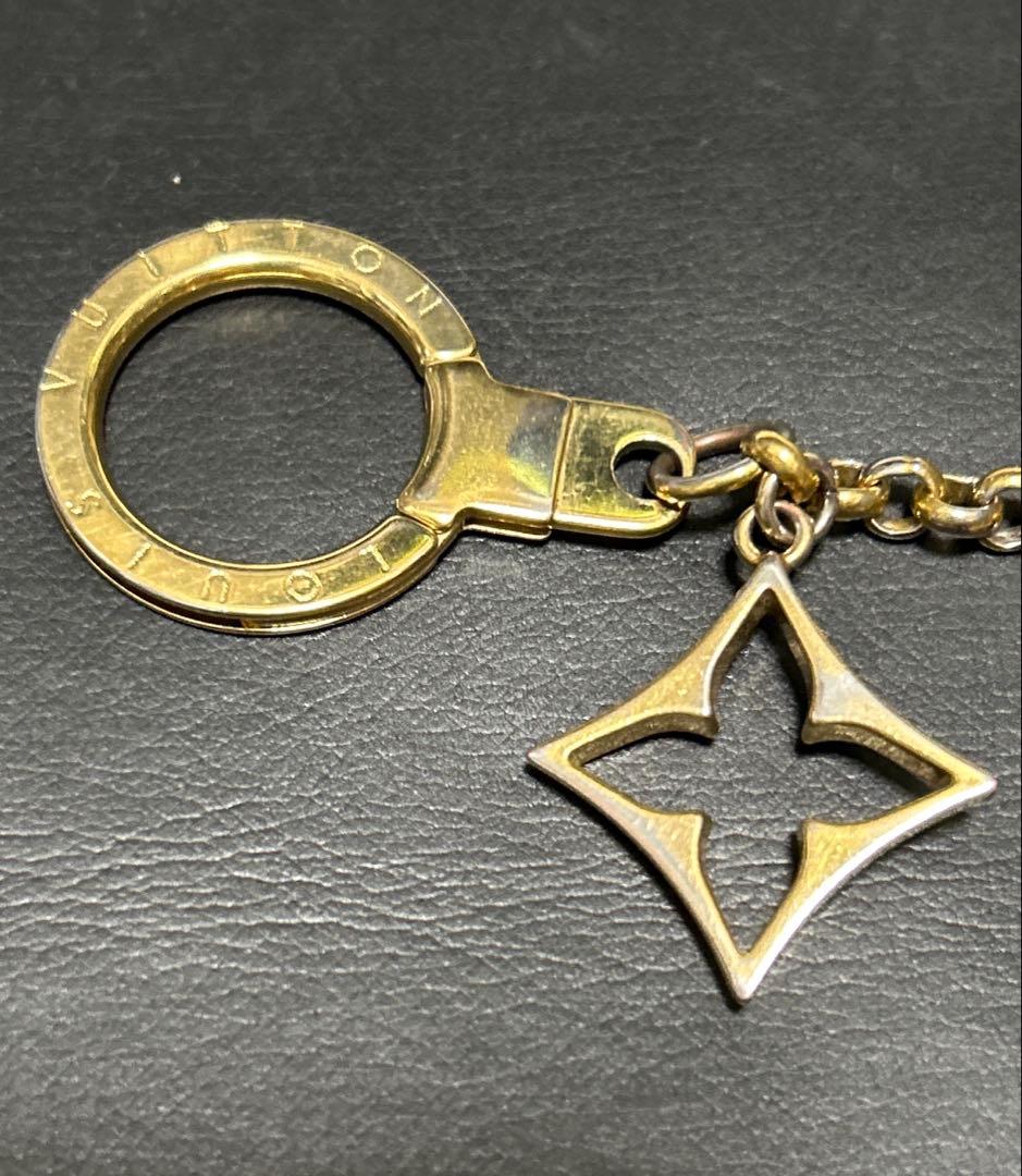 ルイヴィトン バッグチャーム チェーン フルール ドゥ モノグラム　キーリング
