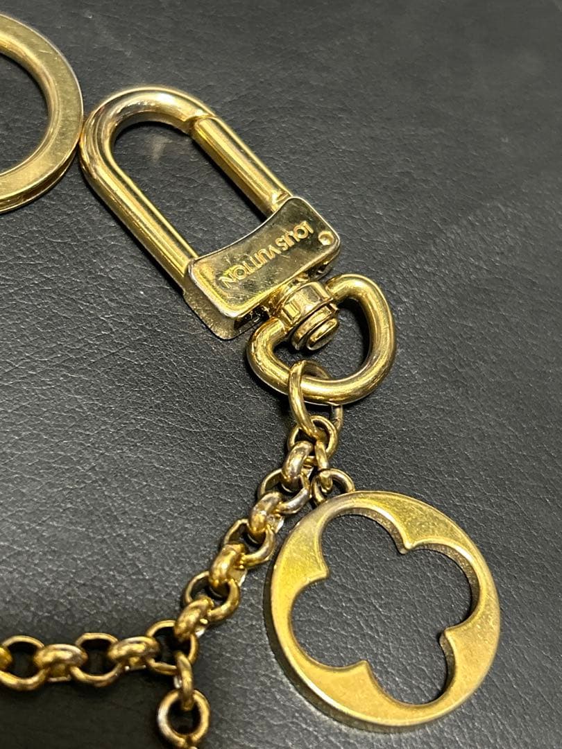 ルイヴィトン バッグチャーム チェーン フルール ドゥ モノグラム　キーリング