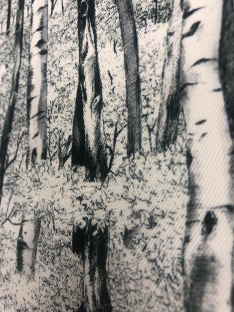 ファブリックパネル ファブリックボード 『森林2』